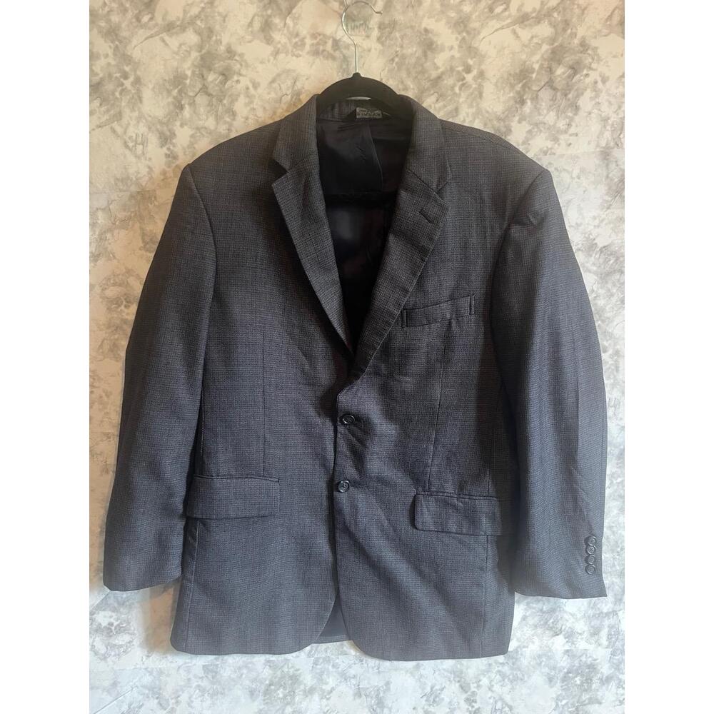Jos A Banks Mens Blue 40R Blazer Sports Coat‎ Suit Jacket Wool